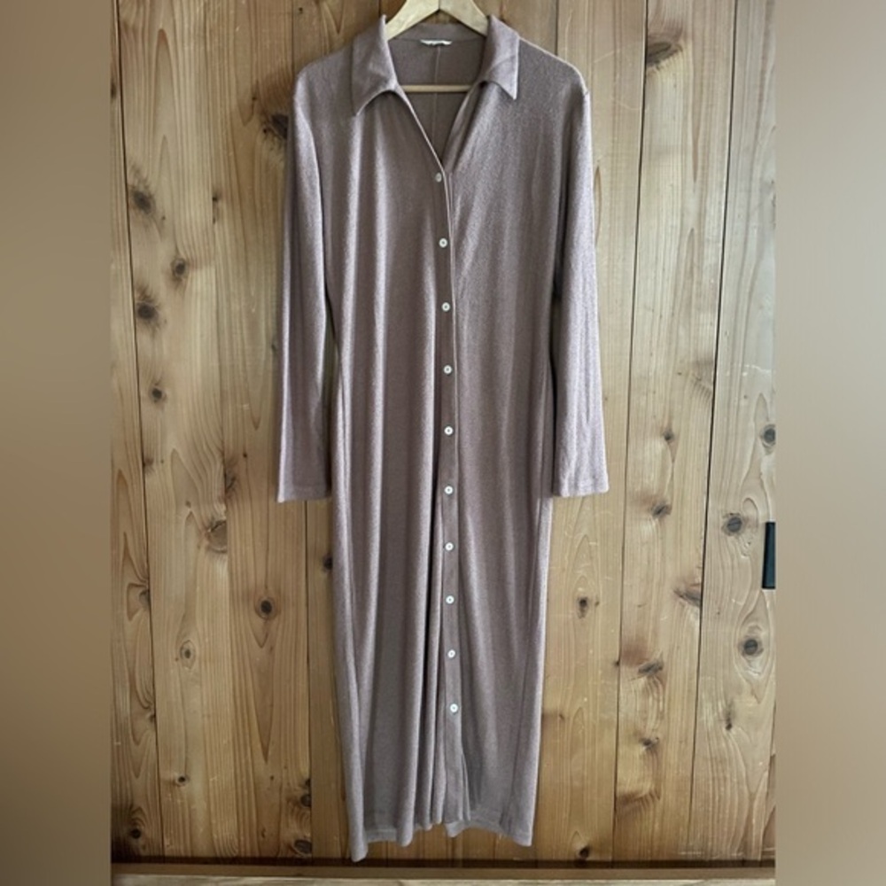 Nap Loungewear Button Down Maxi dress